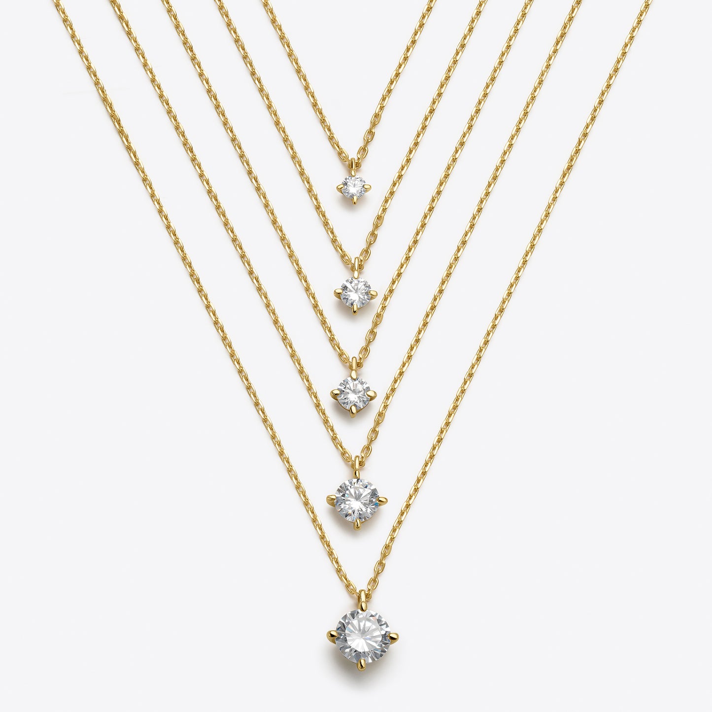 COLLAR ORO AMARILLO 18K Y DIAMANTE 0,20 CTS