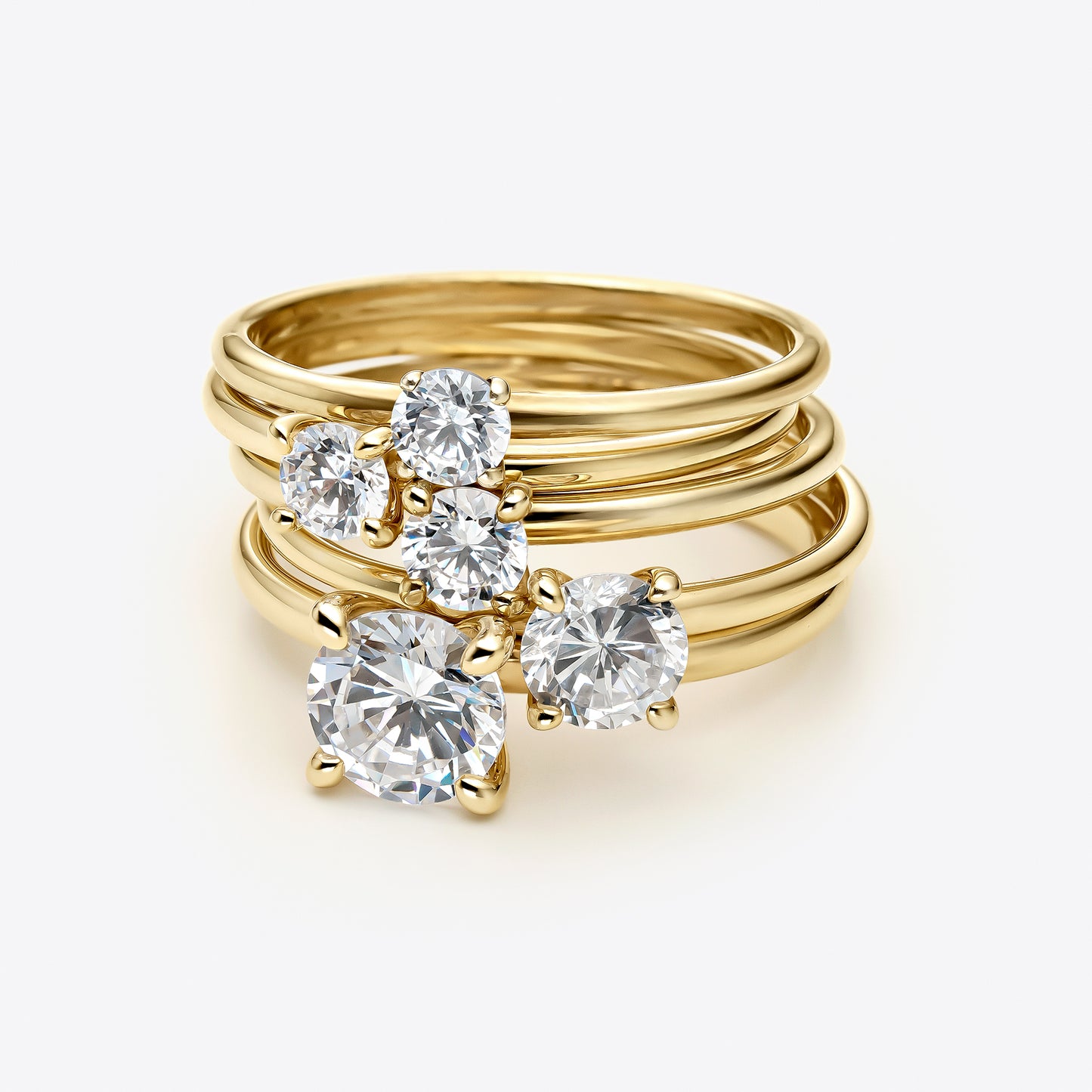 ANILLO SOLITARIO ORO AMARILLO 18K Y DIAMANTE 1 CTS