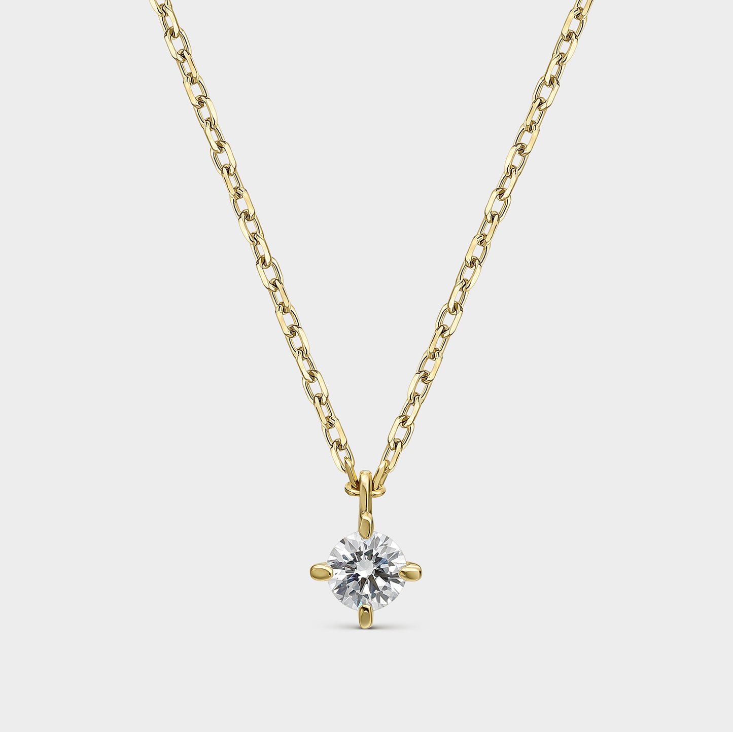 COLLAR ORO AMARILLO 18K Y DIAMANTE 0,20 CTS